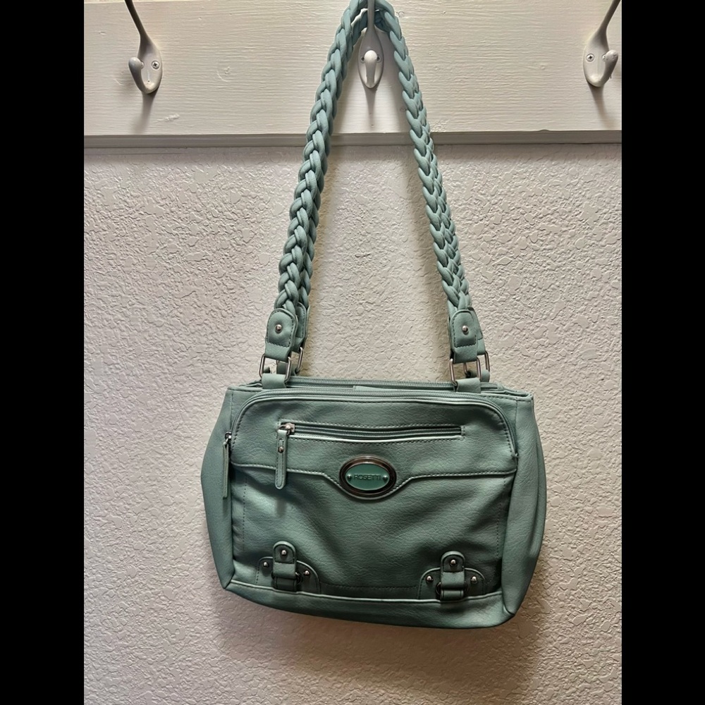 Rosetti purse mint green color